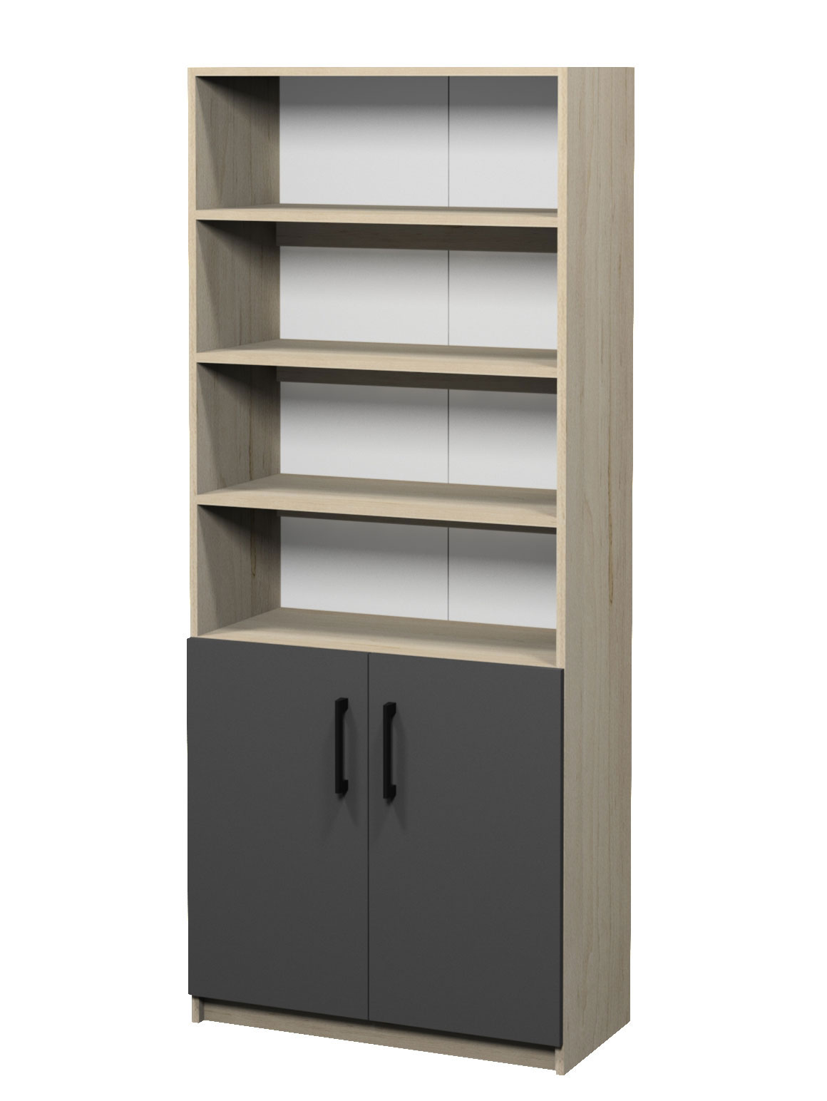 Шафа напівзакрита з полицями ("ЛЕОНТЕК") (7803)